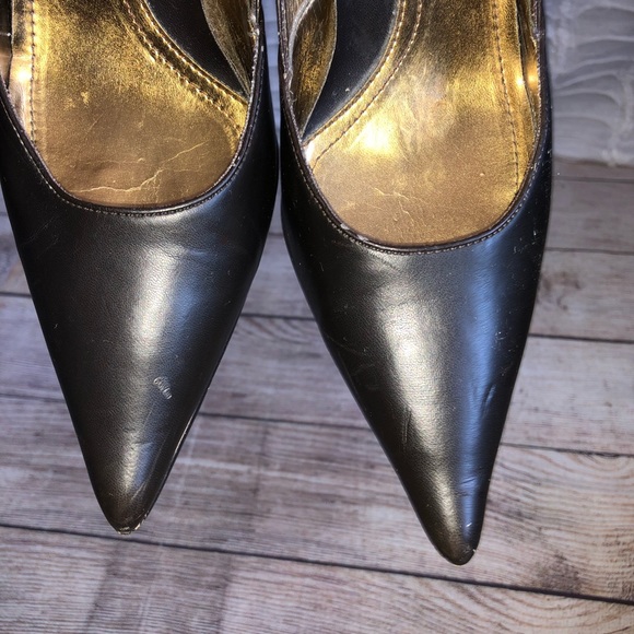 Rampage Brown Point Toe Heel - Picture 7 of 9